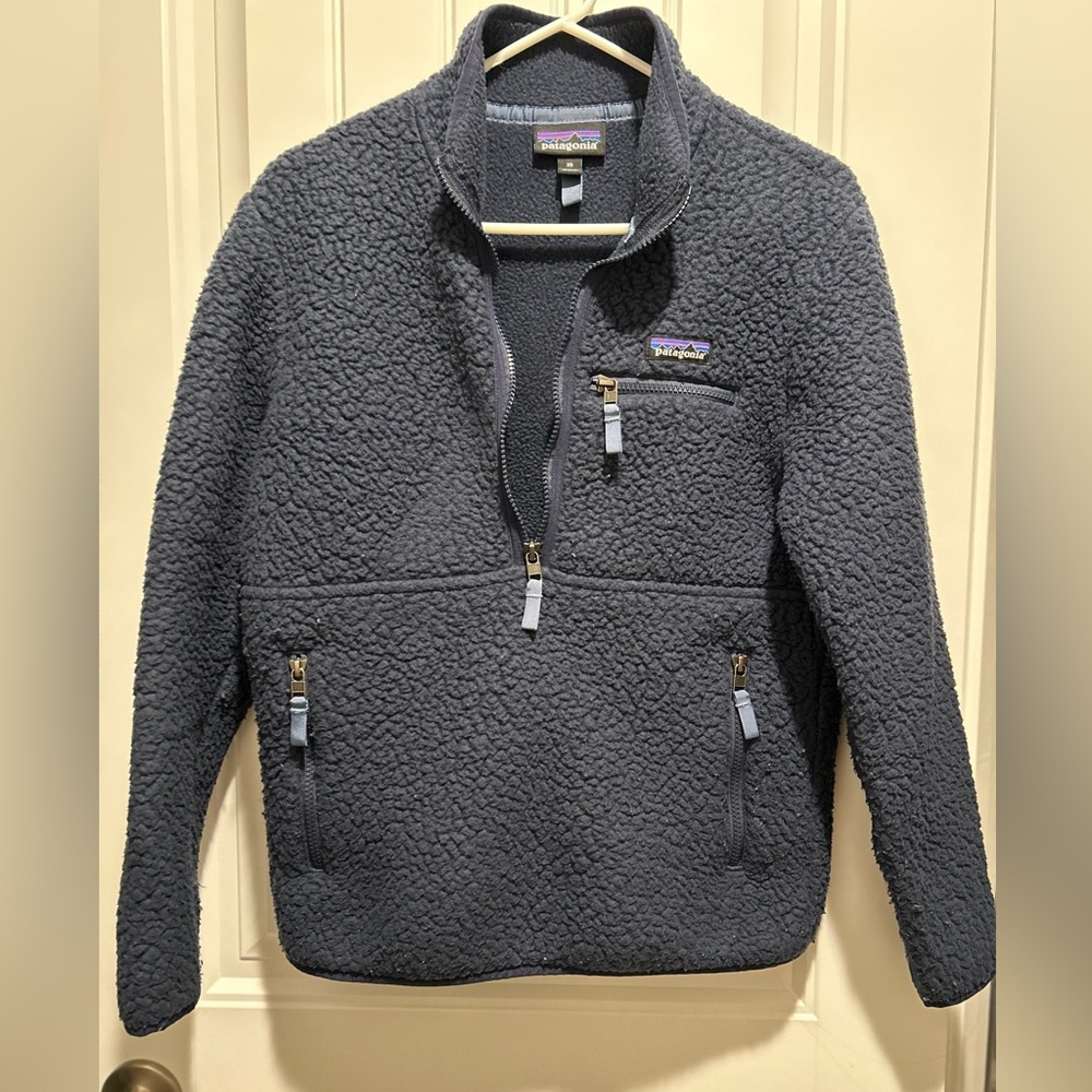 Patagonia Retro Pile Fleece Marsupial - New Navy XS